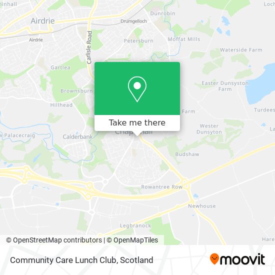 Community Care Lunch Club map