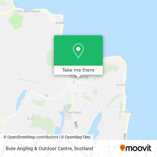 Bute Angling & Outdoor Centre map