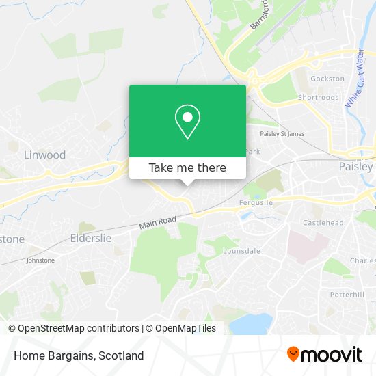 Home Bargains map