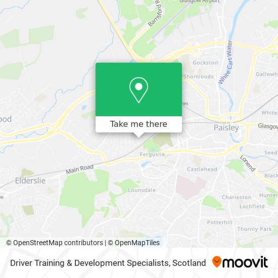 Driver Training & Development Specialists map