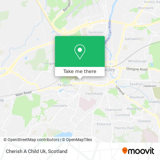 Cherish A Child Uk map