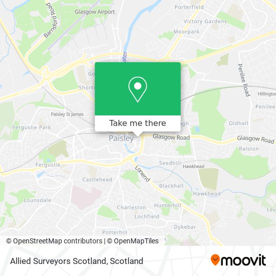 Allied Surveyors Scotland map