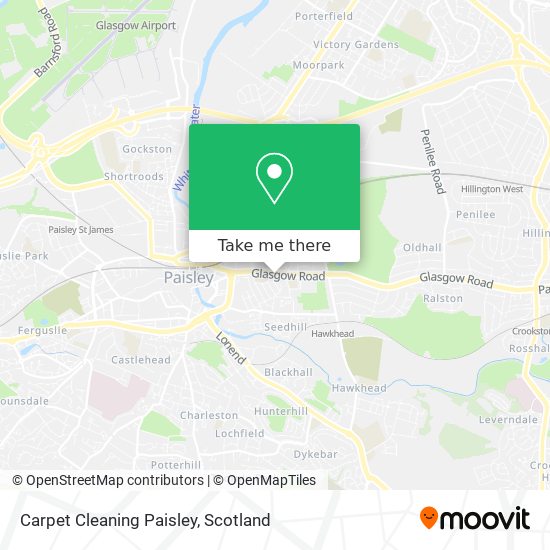 Carpet Cleaning Paisley map