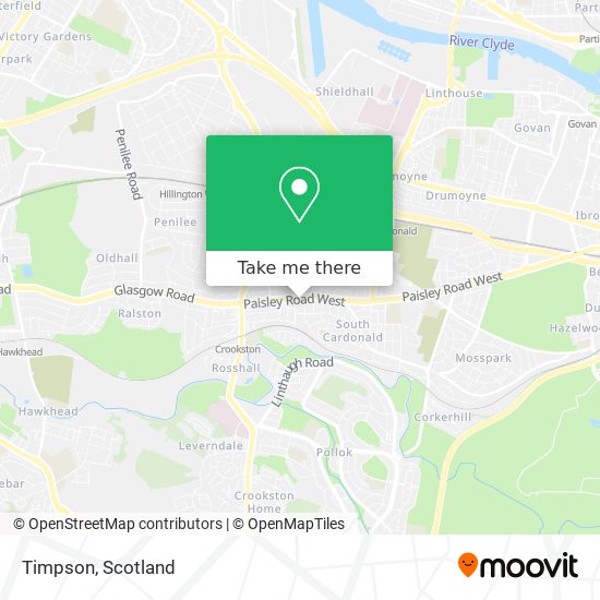 Timpson map