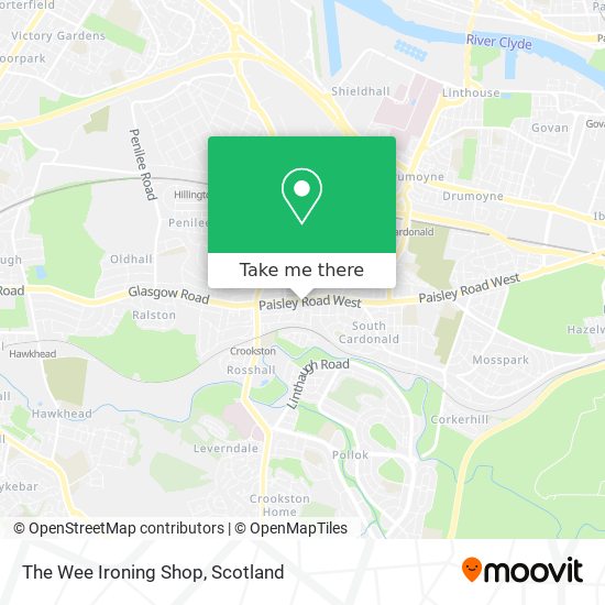 The Wee Ironing Shop map