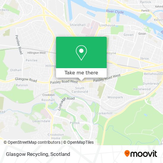 Glasgow Recycling map