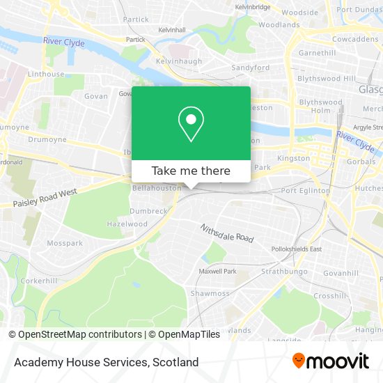 Academy House Services map