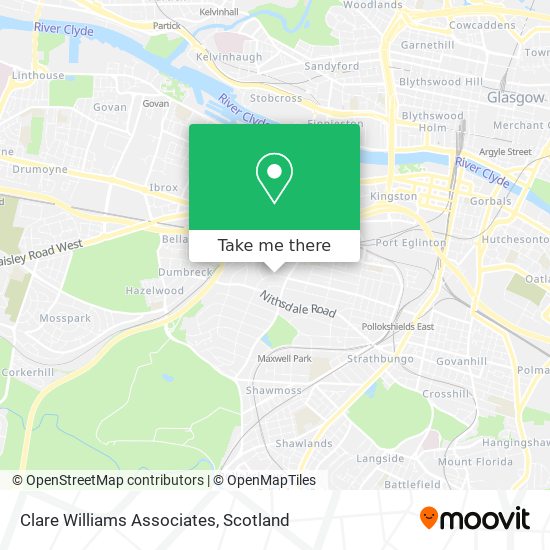 Clare Williams Associates map