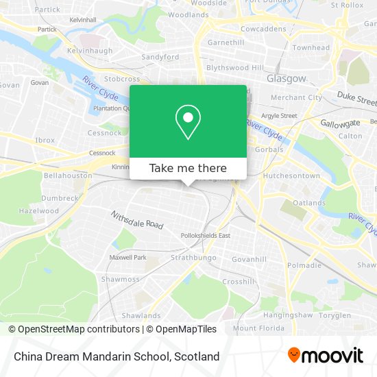 China Dream Mandarin School map