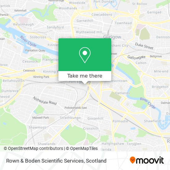 Rown & Boden Scientific Services map