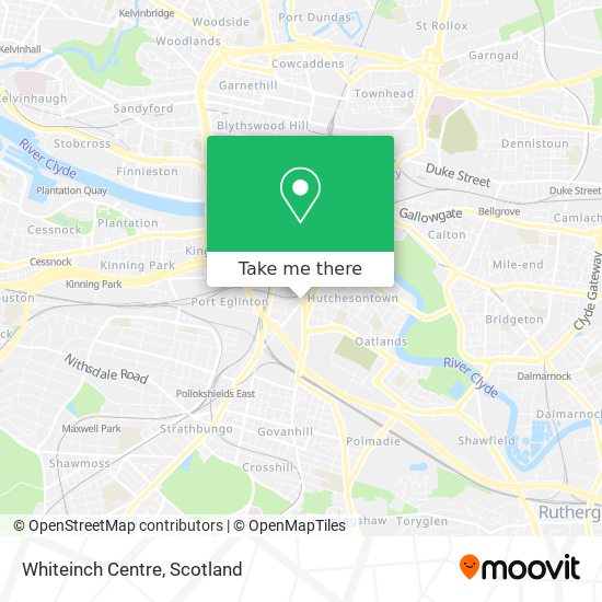 Whiteinch Centre map