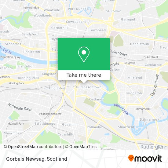 Gorbals Newsag map