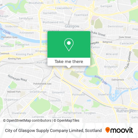 City of Glasgow Supply Company Limited map