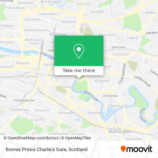 Bonnie Prince Charlie's Gate map