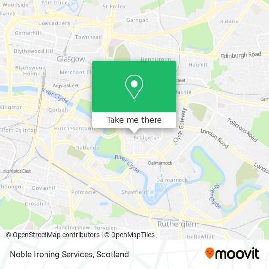 Noble Ironing Services map