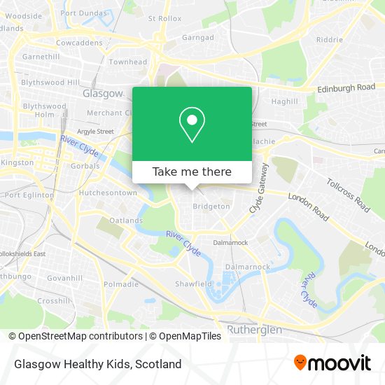 Glasgow Healthy Kids map