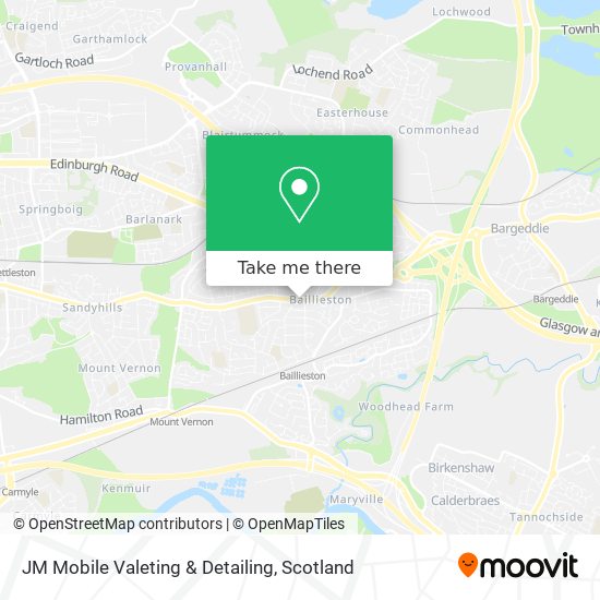 JM Mobile Valeting & Detailing map