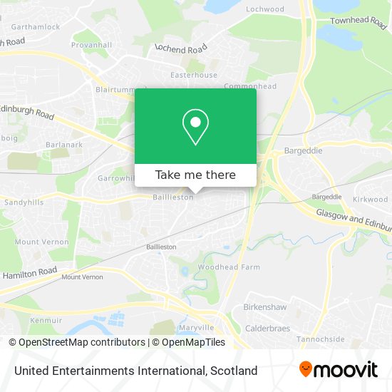 United Entertainments International map