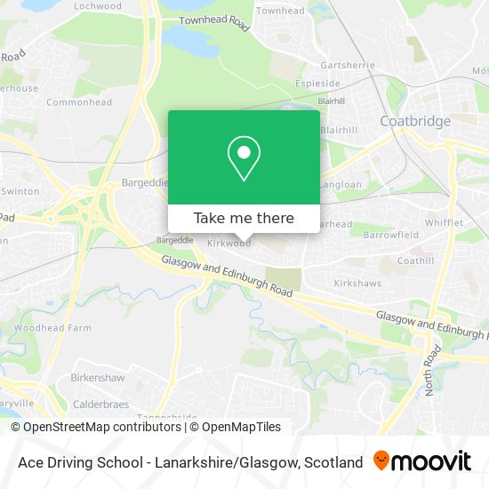 Ace Driving School - Lanarkshire / Glasgow map