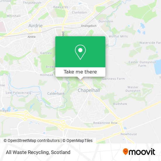 All Waste Recycling map