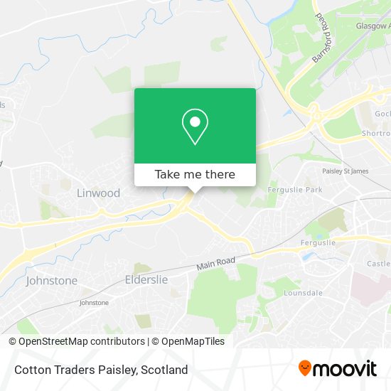 Cotton Traders Paisley map