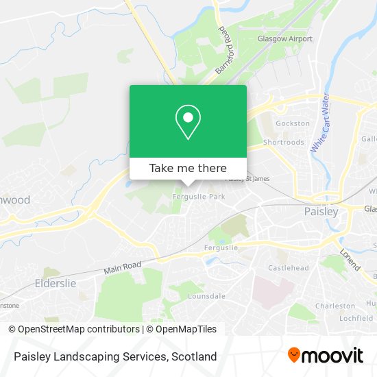 Paisley Landscaping Services map