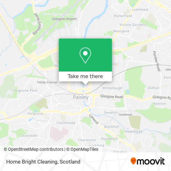 Home Bright Cleaning map