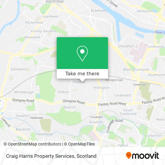 Craig Harris Property Services map