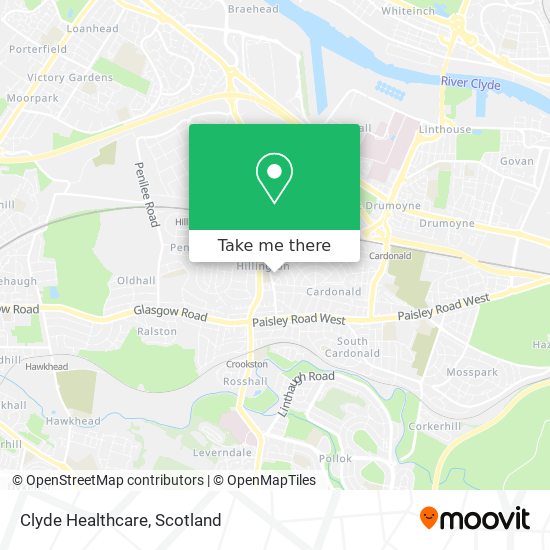 Clyde Healthcare map