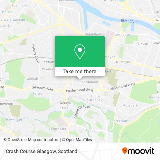 Crash Course Glasgow map