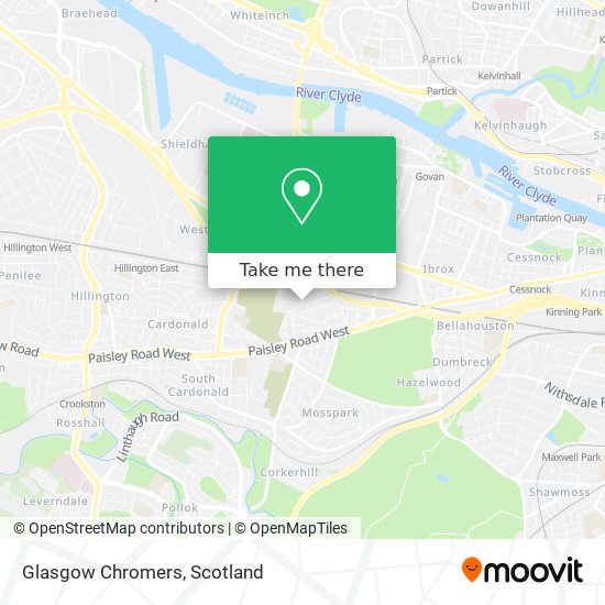 Glasgow Chromers map