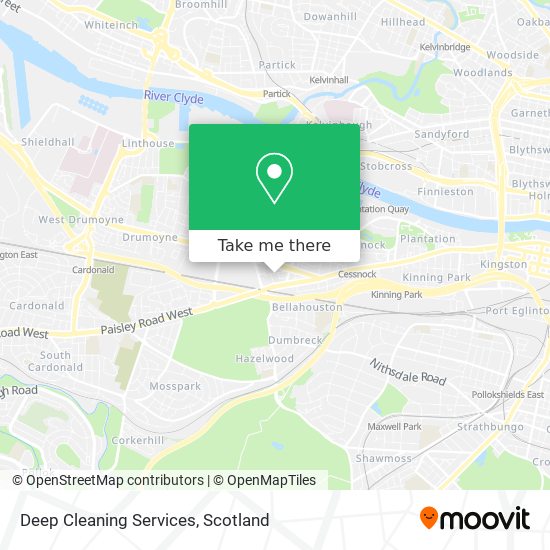 Deep Cleaning Services map