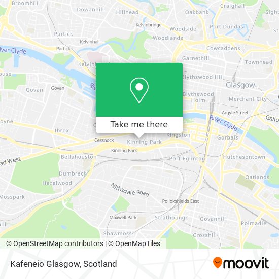 Kafeneio Glasgow map