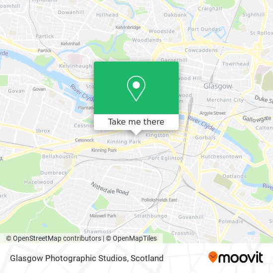 Glasgow Photographic Studios map