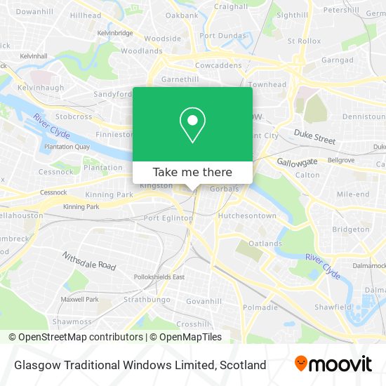 Glasgow Traditional Windows Limited map