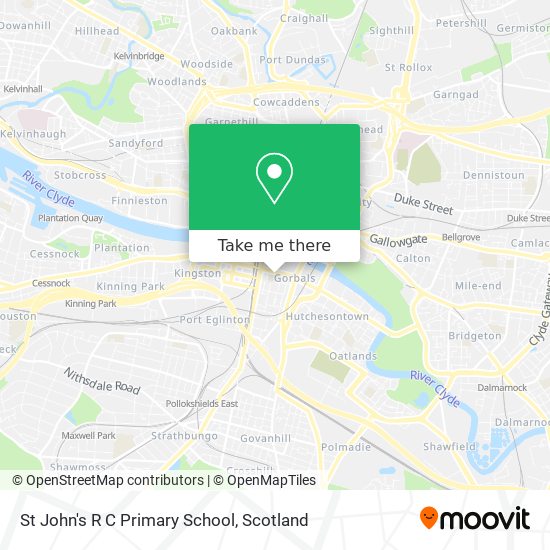 St John's R C Primary School map