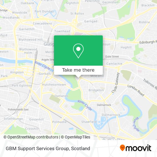 GBM Support Services Group map