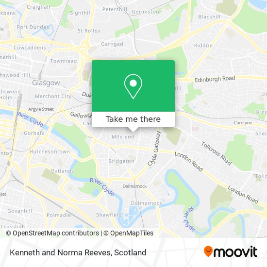 Kenneth and Norma Reeves map