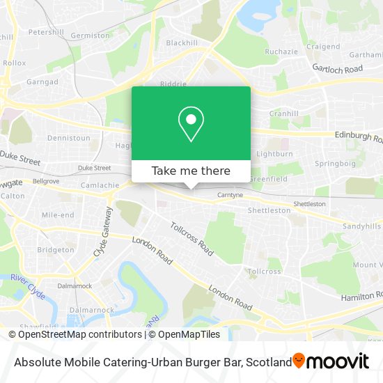 Absolute Mobile Catering-Urban Burger Bar map
