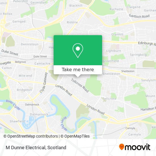 M Dunne Electrical map