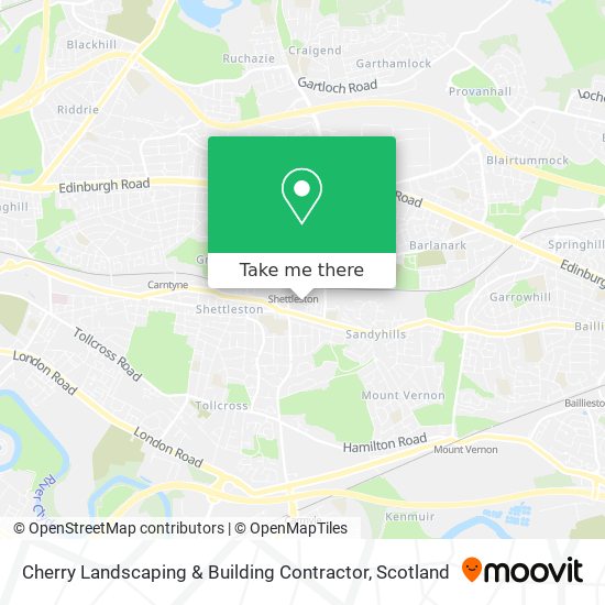 Cherry Landscaping & Building Contractor map