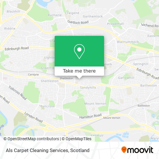 Als Carpet Cleaning Services map