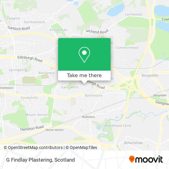 G Findlay Plastering map