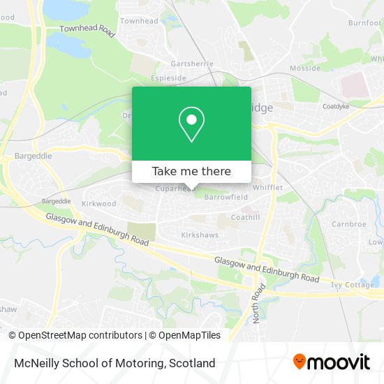 McNeilly School of Motoring map