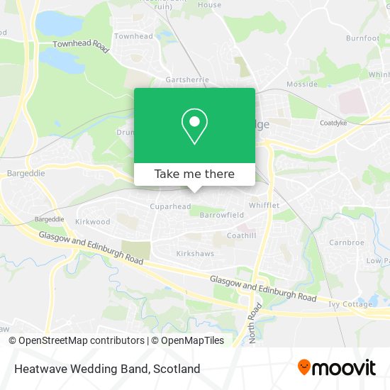 Heatwave Wedding Band map