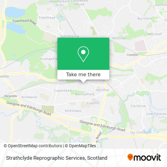 Strathclyde Reprographic Services map