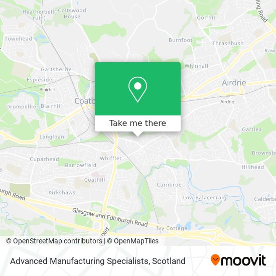 Advanced Manufacturing Specialists map