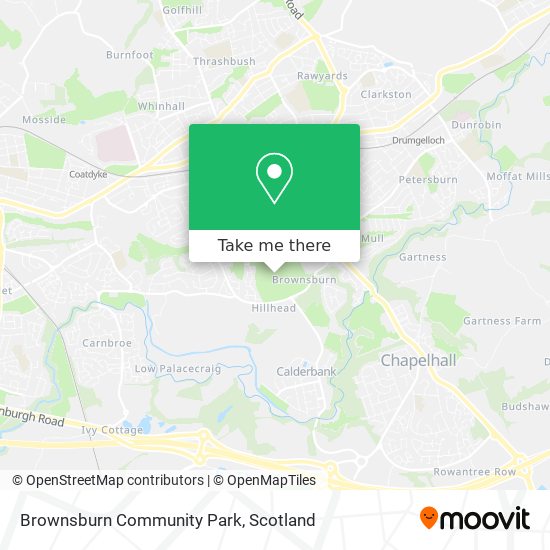 Brownsburn Community Park map