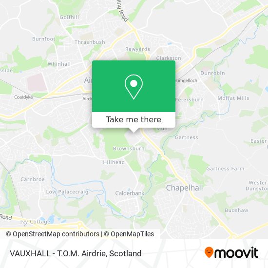 VAUXHALL - T.O.M. Airdrie map