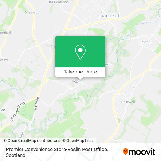 Premier Convenience Store-Roslin Post Office map